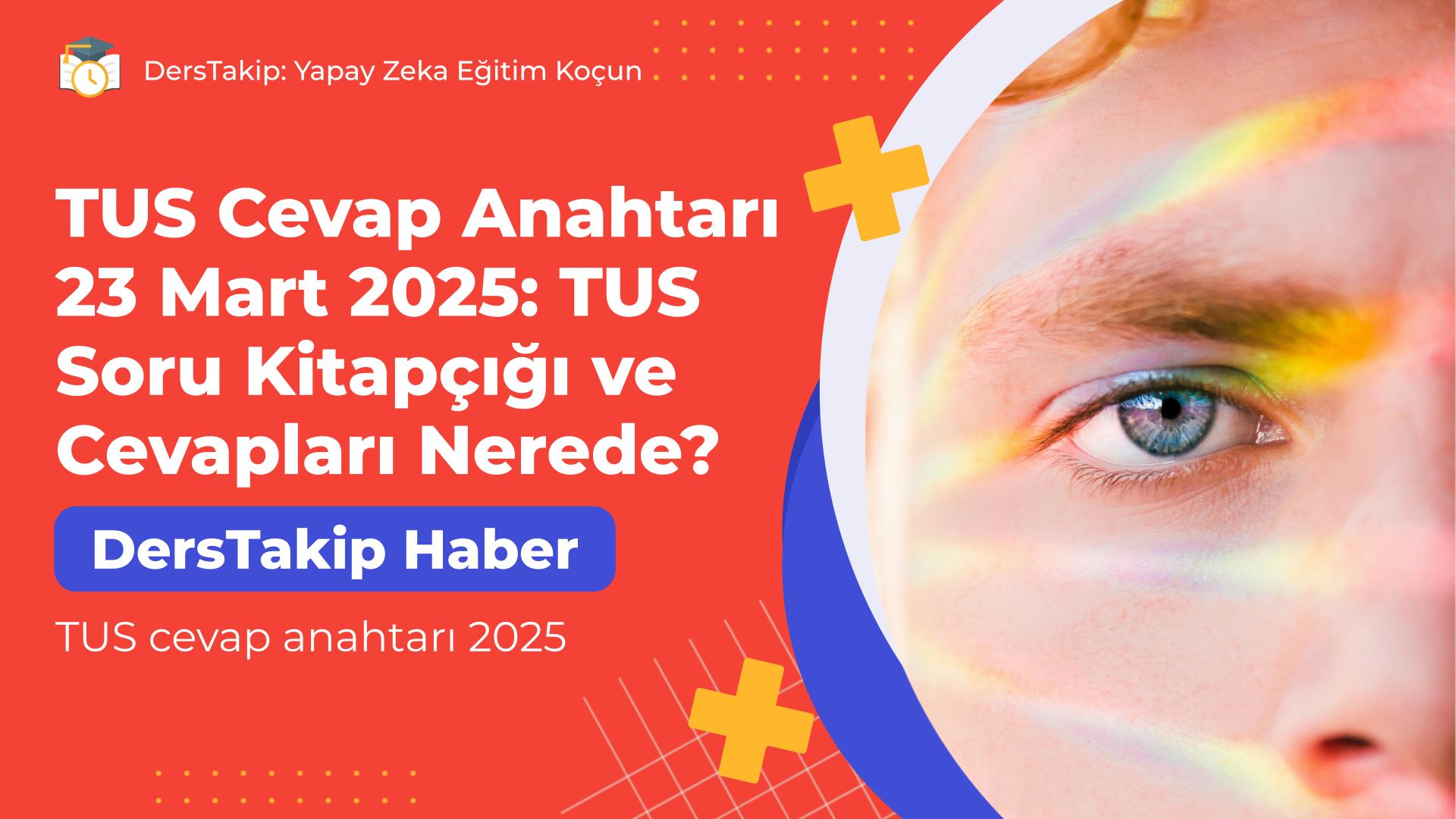 TUS cevap anahtarı 2025