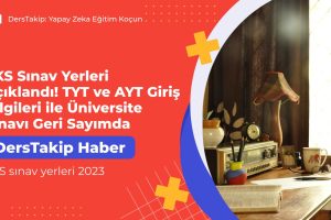 YKS sınav yerleri 2023