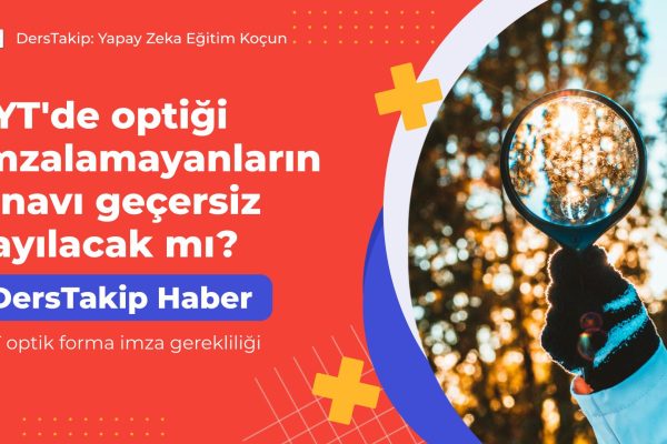 TYT optik forma imza gerekliliği