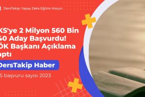YKS başvuru sayısı 2023