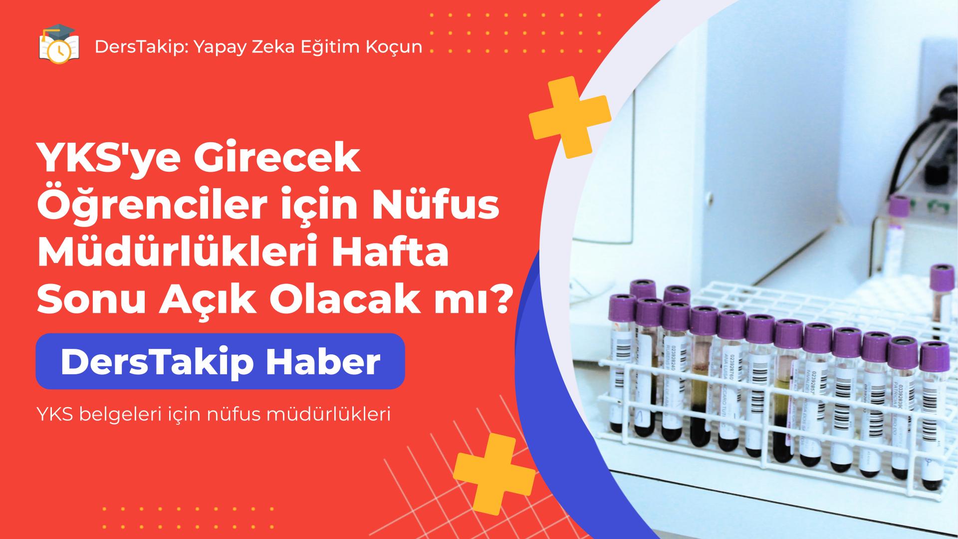 YKS belgeleri için nüfus müdürlükleri