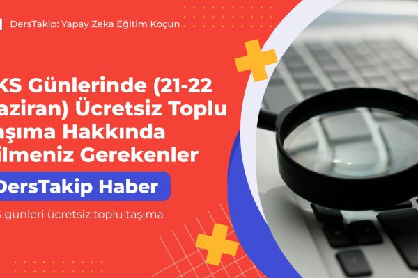 YKS günleri ücretsiz toplu taşıma