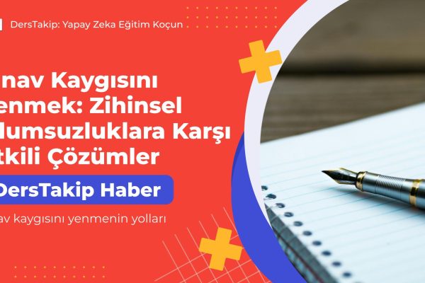 sınav kaygısını yenmenin yolları