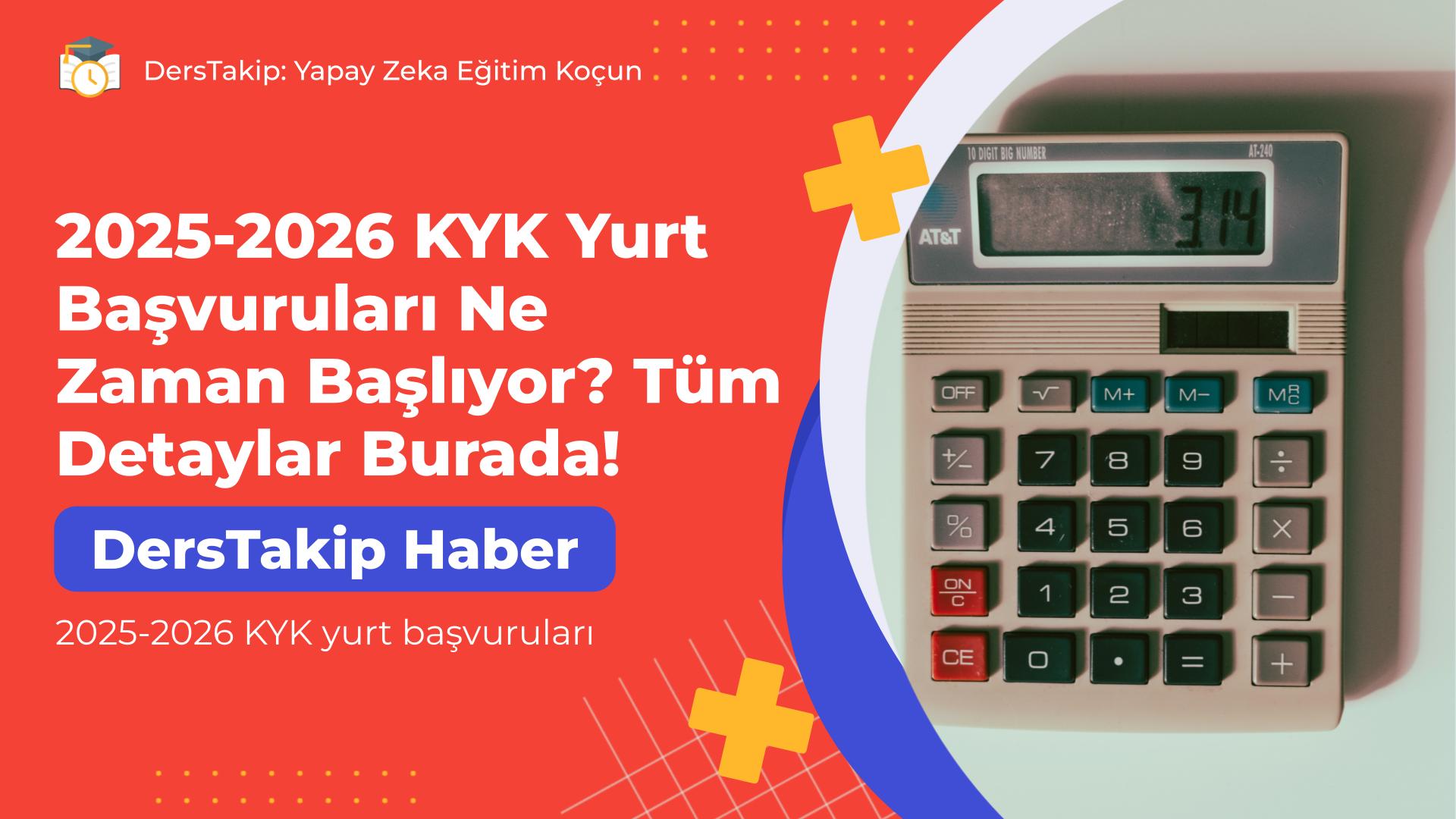 2025-2026 KYK yurt başvuruları