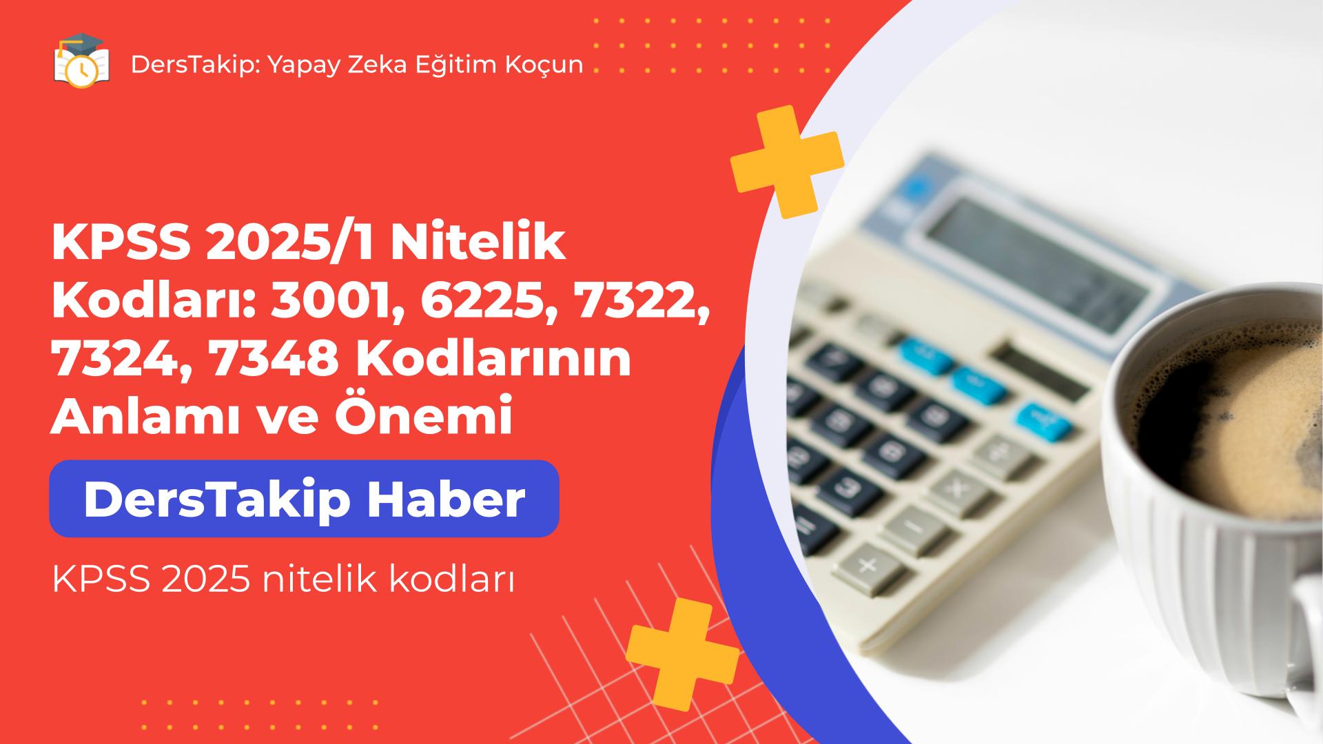 KPSS 2025 nitelik kodları