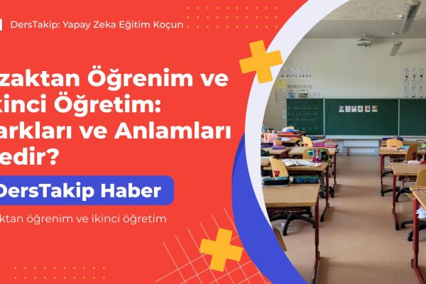 uzaktan öğrenim ve ikinci öğretim