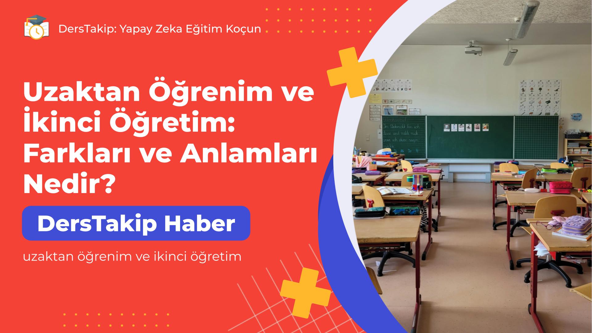 uzaktan öğrenim ve ikinci öğretim