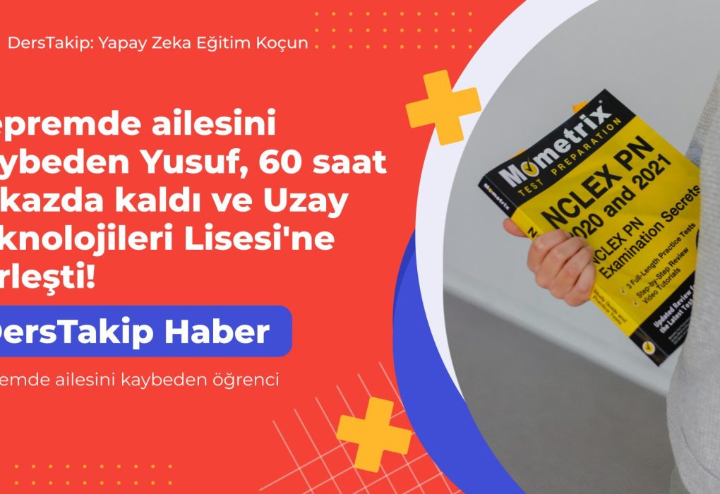 Depremde ailesini kaybeden öğrenci
