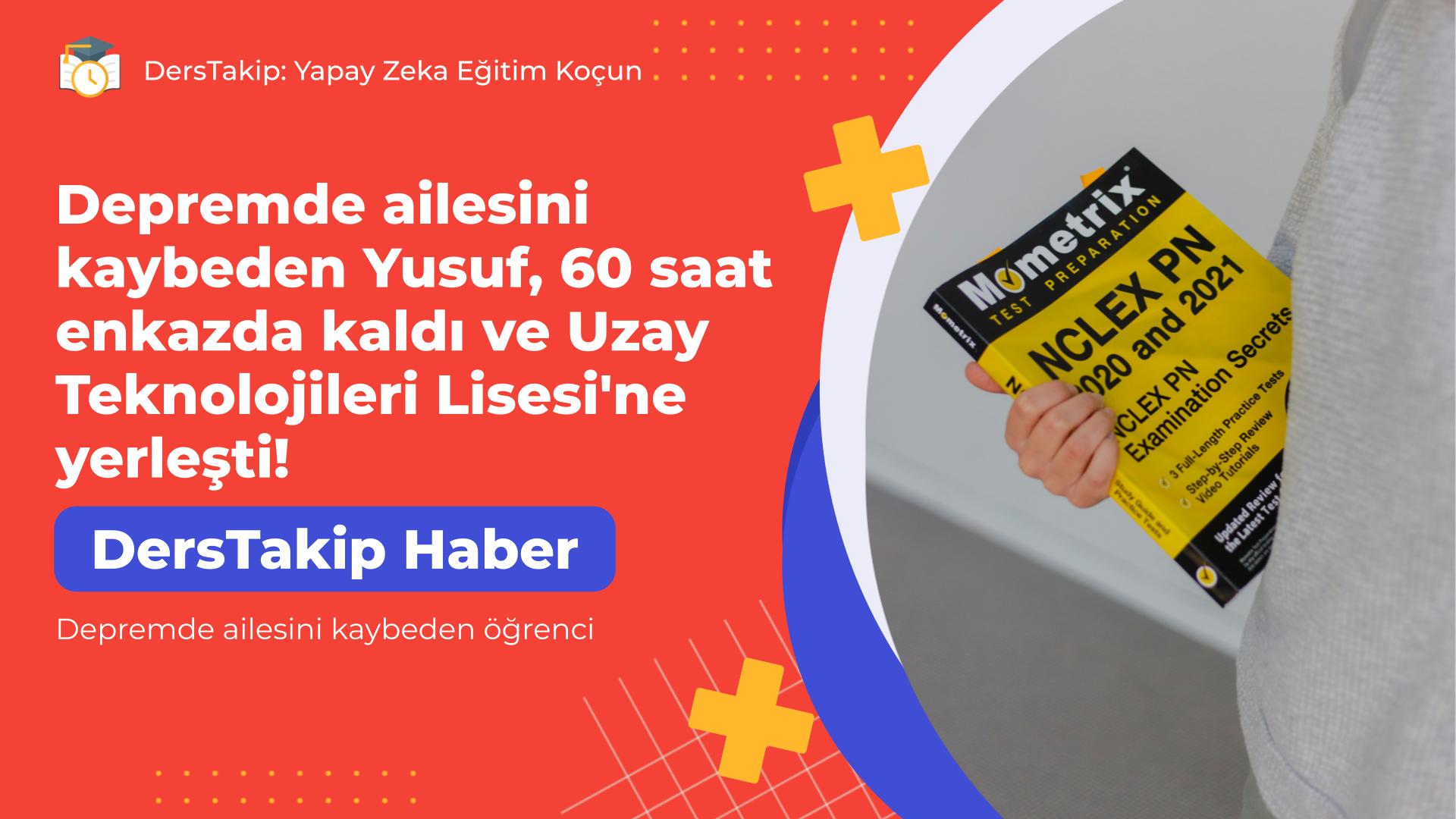 Depremde ailesini kaybeden öğrenci