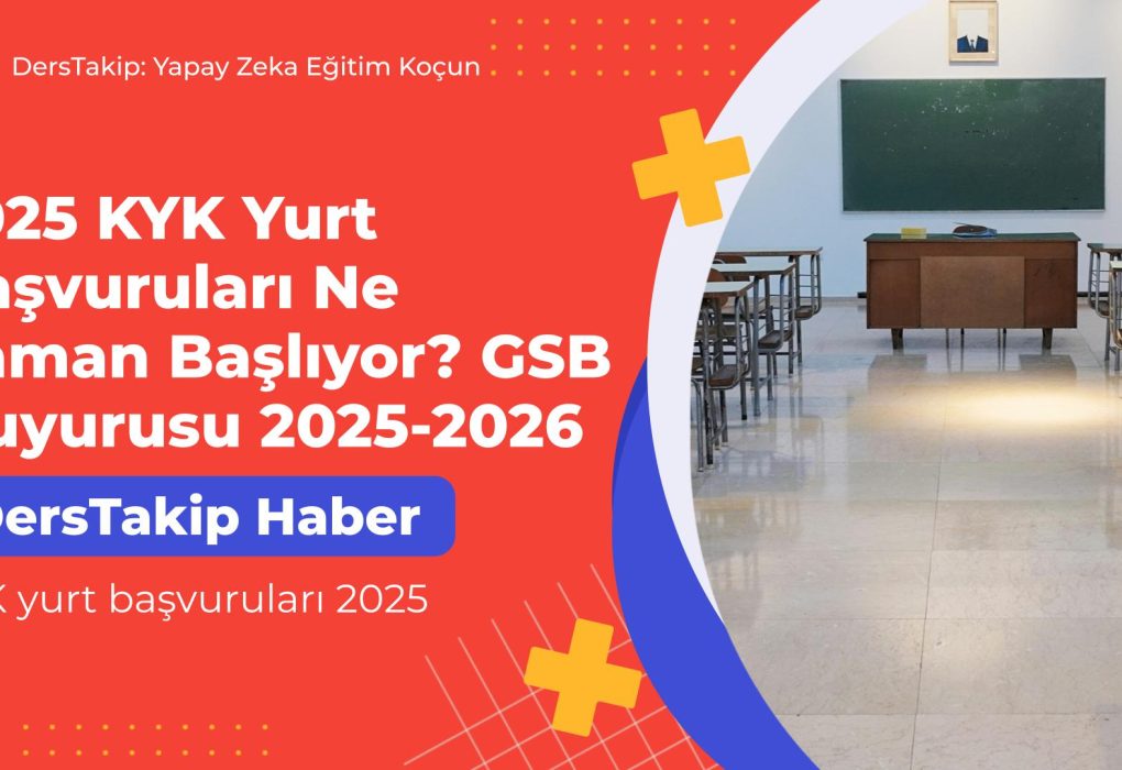 KYK yurt başvuruları 2025