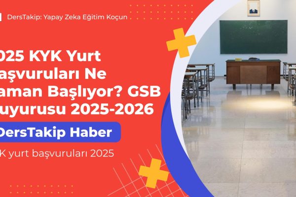 KYK yurt başvuruları 2025