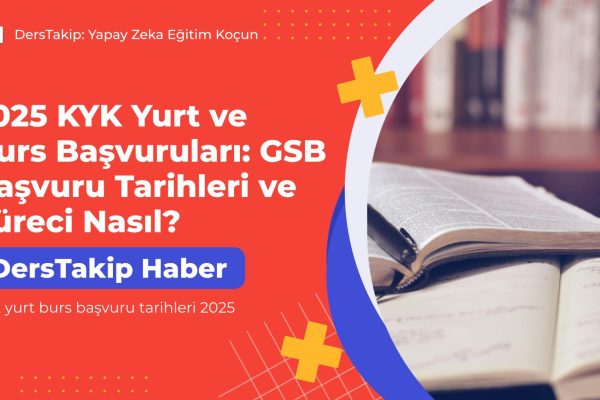 KYK yurt burs başvuru tarihleri 2025