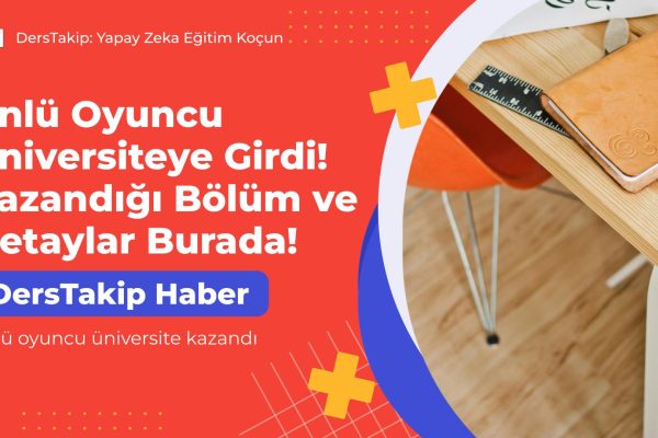 Ünlü oyuncu üniversite kazandı