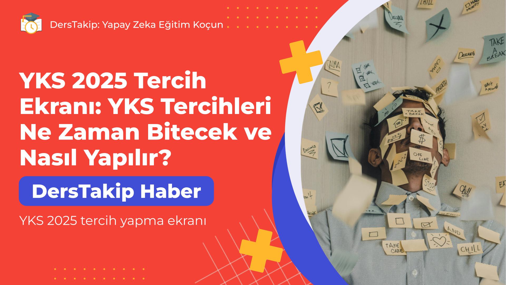 YKS 2025 tercih yapma ekranı