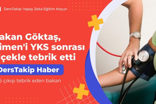 YKS çıkışı tebrik eden bakan