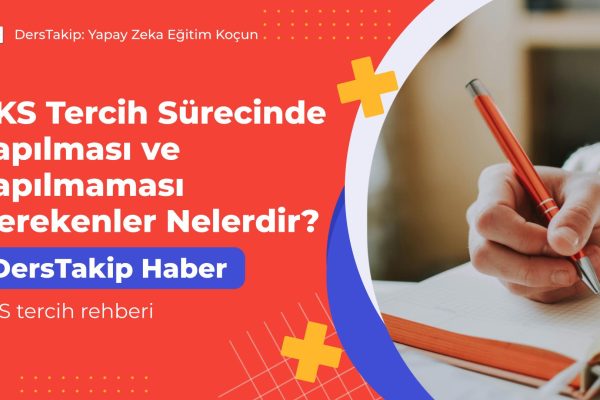 YKS tercih rehberi