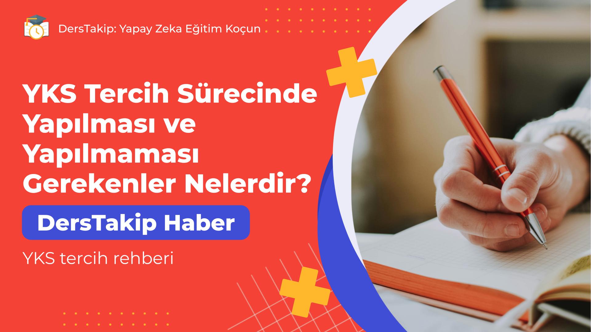 YKS tercih rehberi