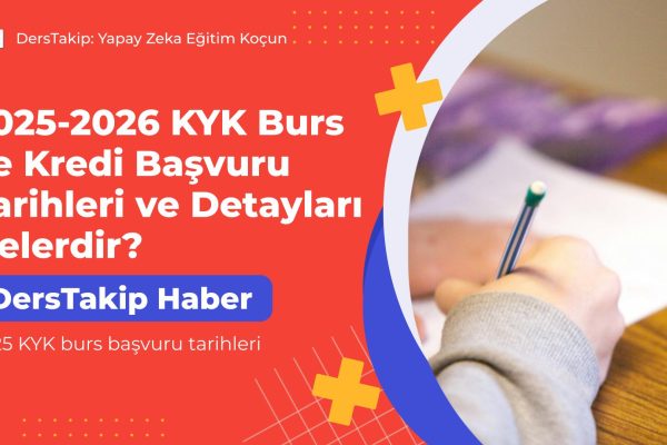 2025 KYK burs başvuru tarihleri