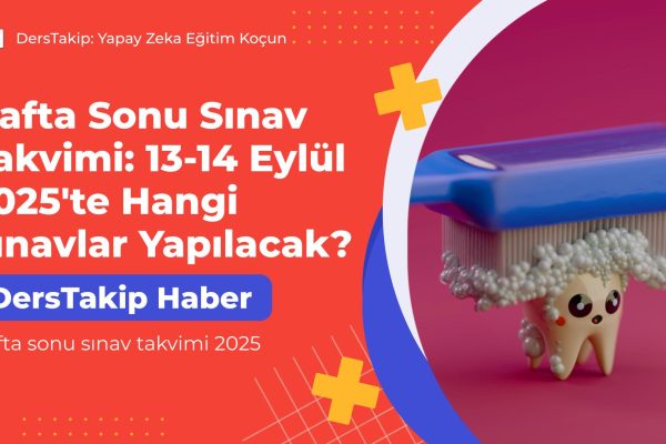 Hafta sonu sınav takvimi 2025