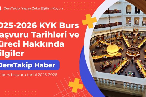 KYK burs başvuru tarihi 2025-2026