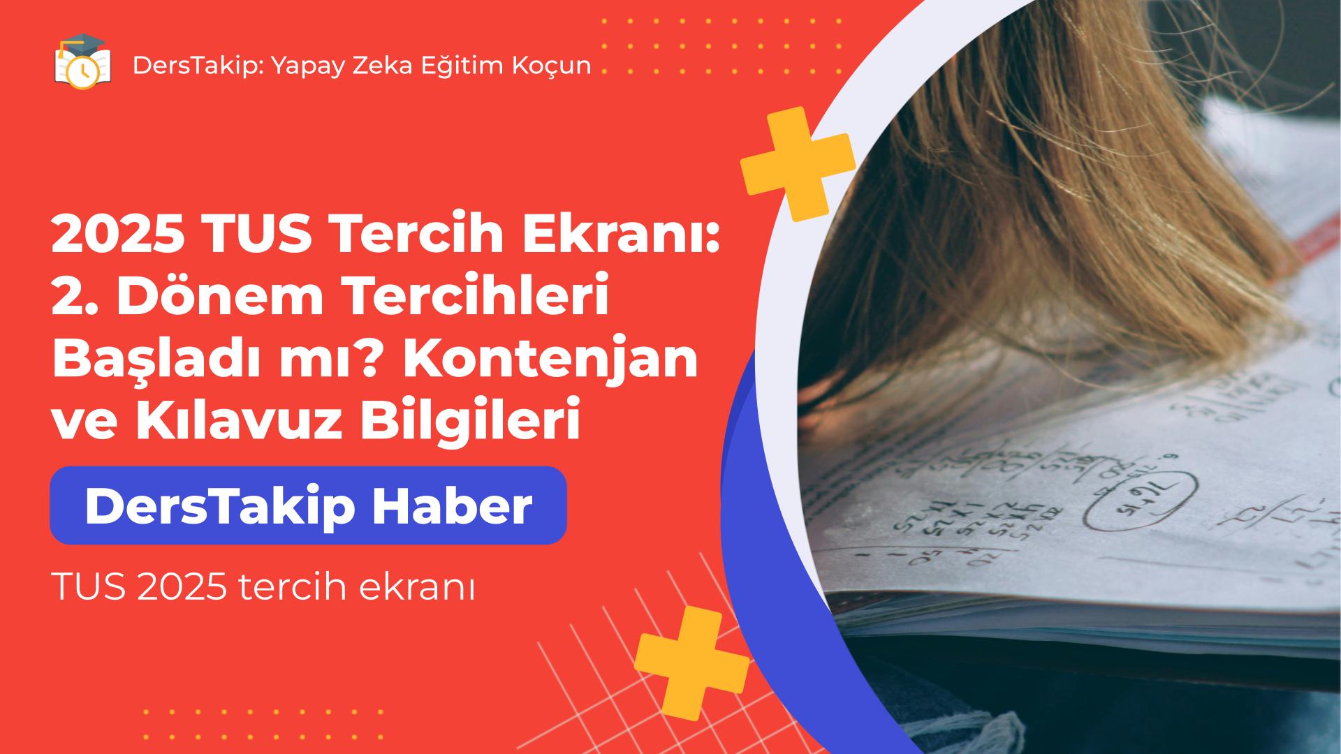 TUS 2025 tercih ekranı