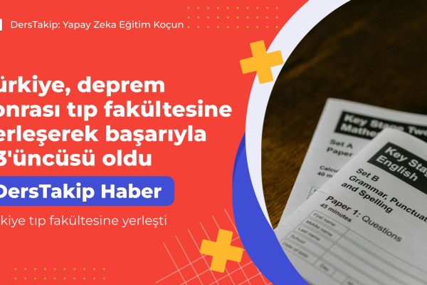 Türkiye tıp fakültesine yerleşti