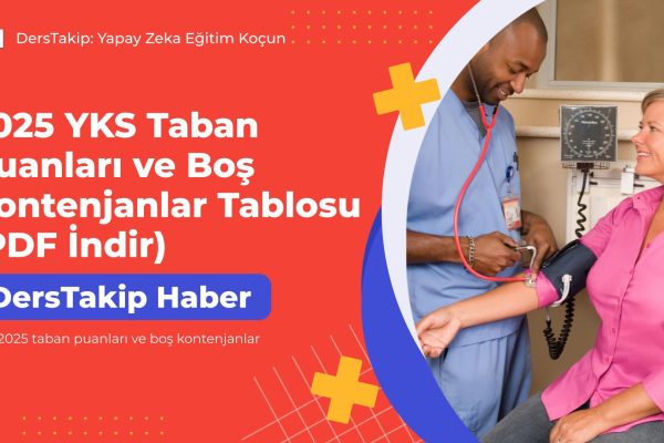 YKS 2025 taban puanları ve boş kontenjanlar