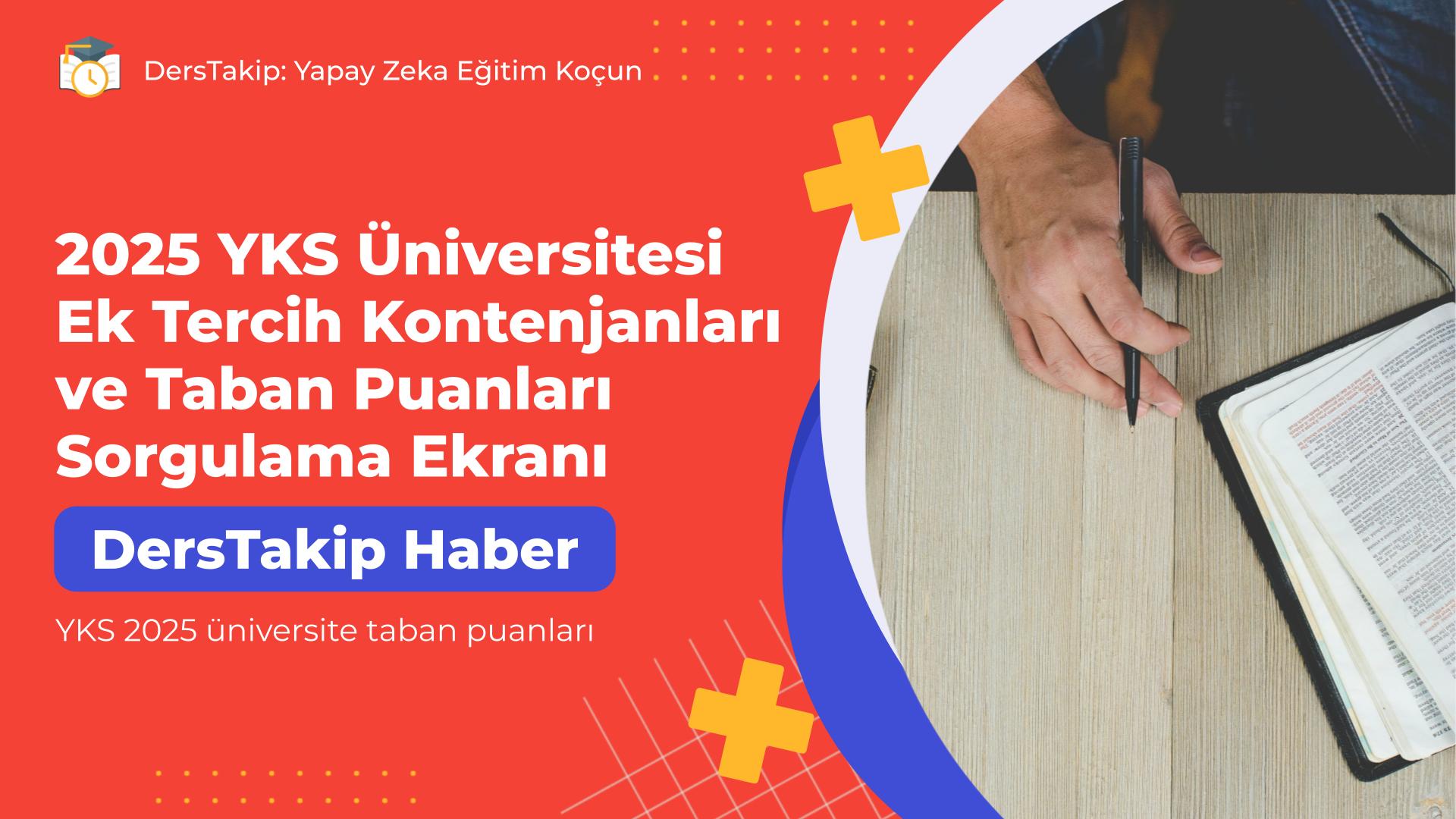 YKS 2025 üniversite taban puanları