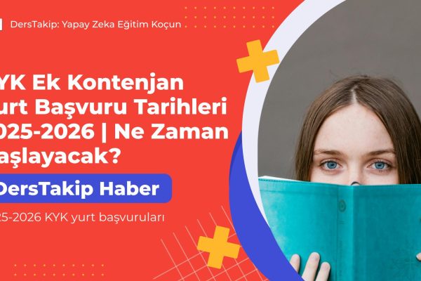 2025-2026 KYK yurt başvuruları