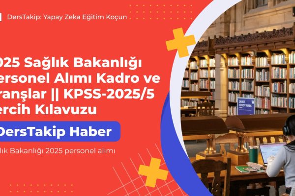 Sağlık Bakanlığı 2025 personel alımı