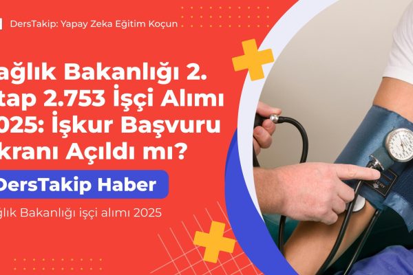Sağlık Bakanlığı işçi alımı 2025