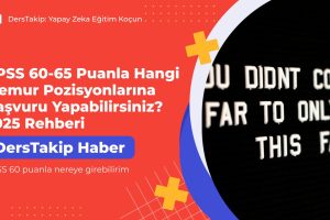 KPSS 60 puanla nereye girebilirim