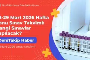 28 Mart 2026 sınav takvimi