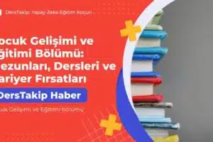 Çocuk Gelişimi ve Eğitimi bölümü