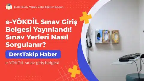 e-YÖKDİL sınav giriş belgesi