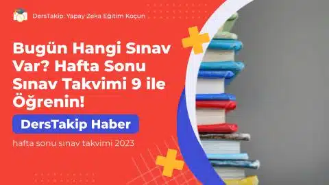 hafta sonu sınav takvimi 2023
