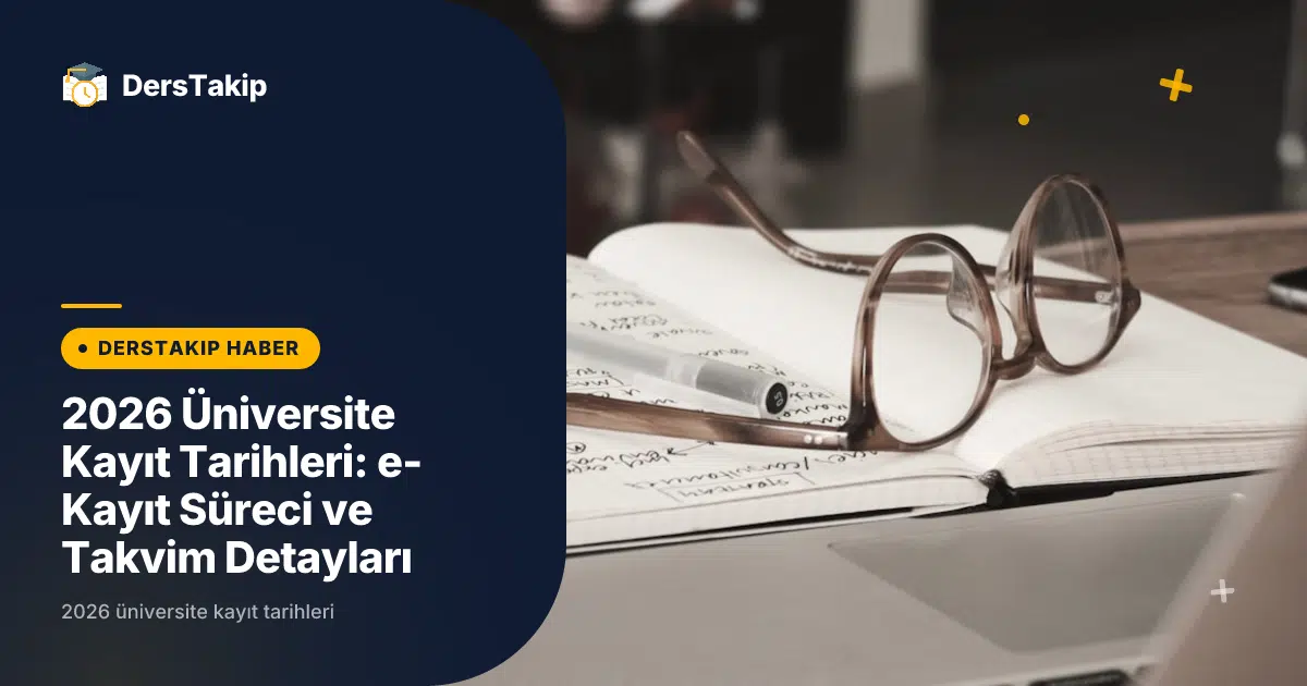 2026 üniversite kayıt tarihleri