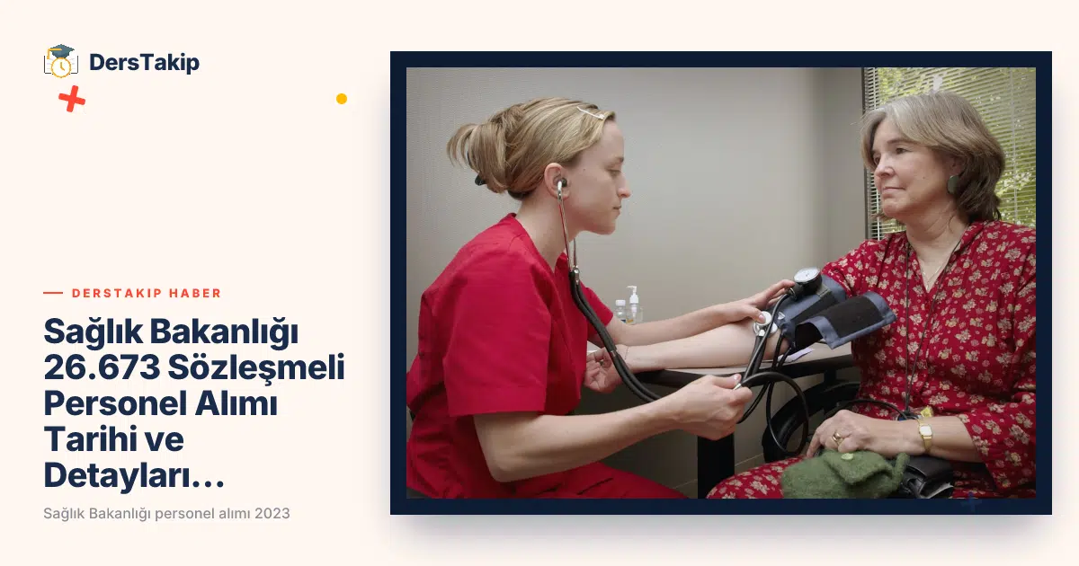 Sağlık Bakanlığı personel alımı 2023