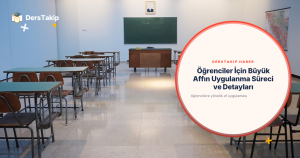 öğrencilere yönelik af uygulaması