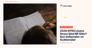 2026 KPSS iptal durumu