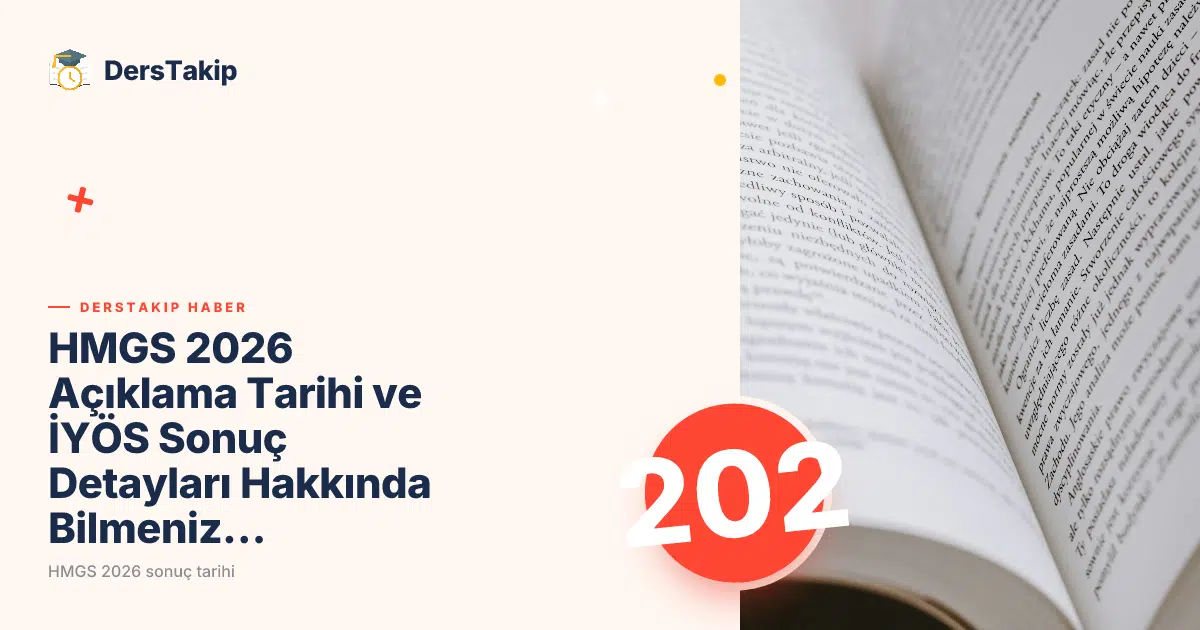 HMGS 2026 sonuç tarihi