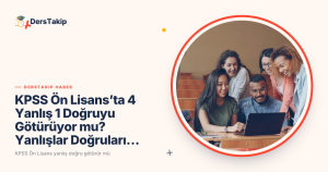 KPSS Ön Lisans yanlış doğru götürür mü